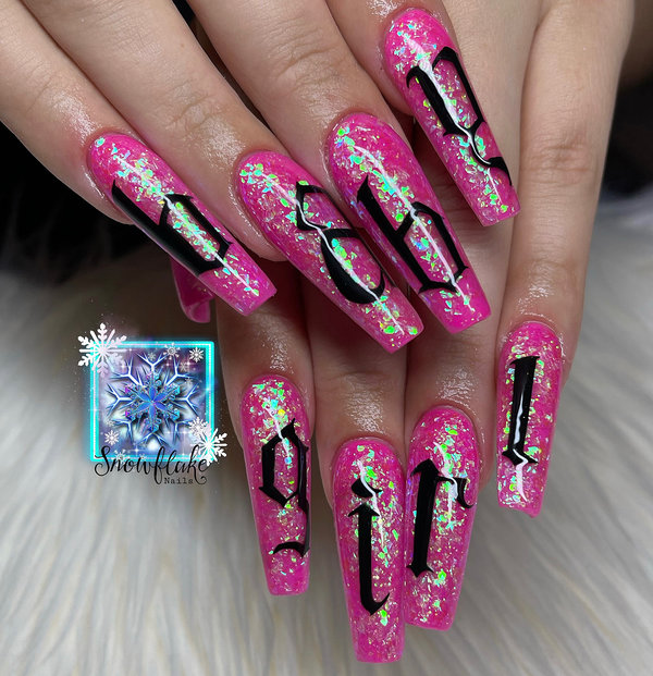 Pink Tears - Snowflake Nails Products